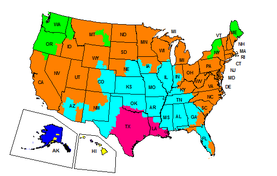 FedEx Ground Map